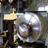 PG4 Planetary Grinding Diamond Tool Production Machine close up in use